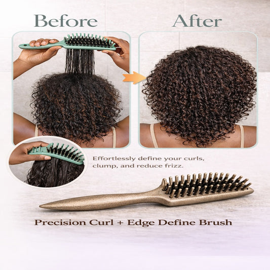 Premium Precision Curl + Edge Define Brush